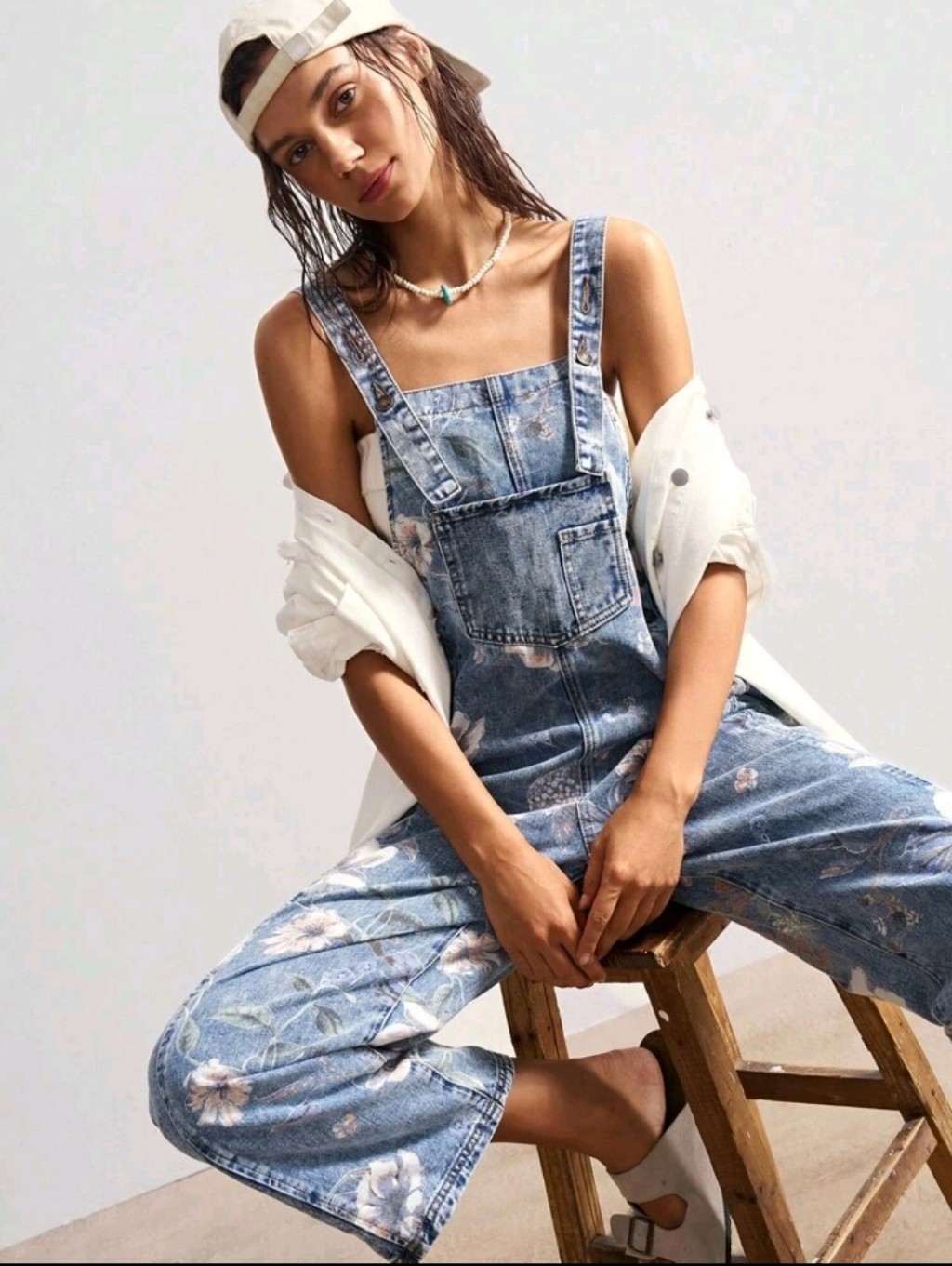 New Casual Vintage Loose Fit Bib Overalls